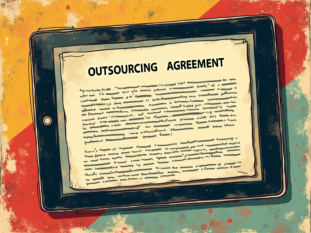 ¿Qué elementos debe incluir un contrato de outsourcing?